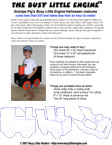 Free Busy Little Engine Halloween costume instructions and plans thumbnail