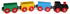 Busy Little Engine&trade; wooden train engine and cars