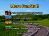 The Busy Little Engine DVD More Fun Stuff menu screenshot.