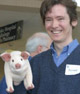 Desmond and Pig at Duke Children's Hospital Mix 101.5 Radiothon 2006